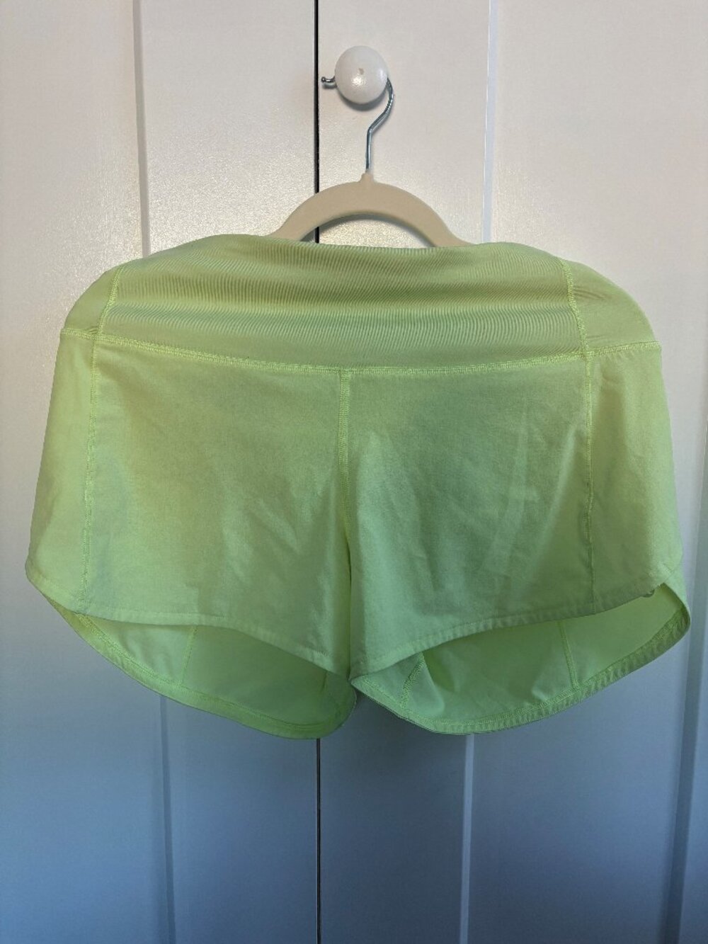 Lululemon Speed Up Shorts - Green, 4", High Rise